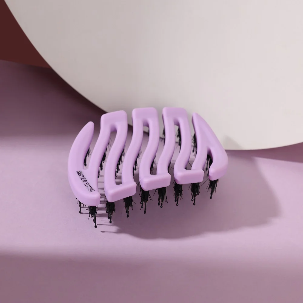 Mila Pocket Hair Brush mała szczotka do włosów Liliac - Image 3