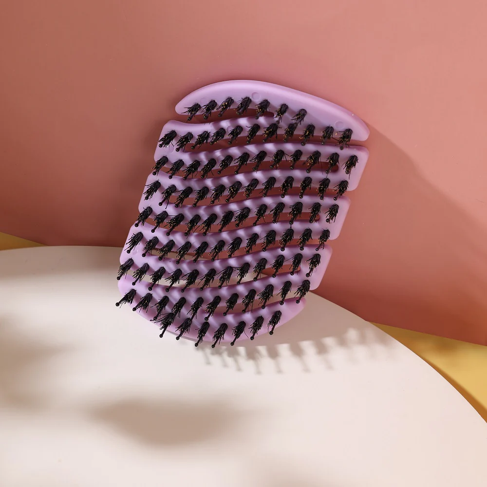 Mila Pocket Hair Brush mała szczotka do włosów Liliac - Image 6