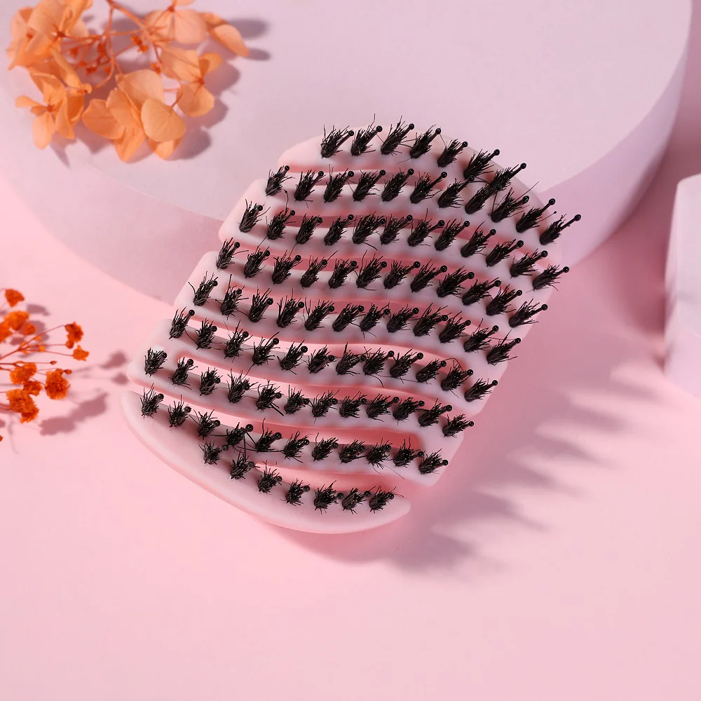 Mila Pocket Hair Brush mała szczotka do włosów Pink - Image 2