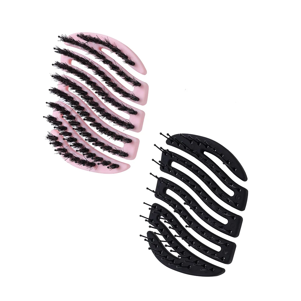 Mila Pocket Hair Brush mała szczotka do włosów Pink - Image 5
