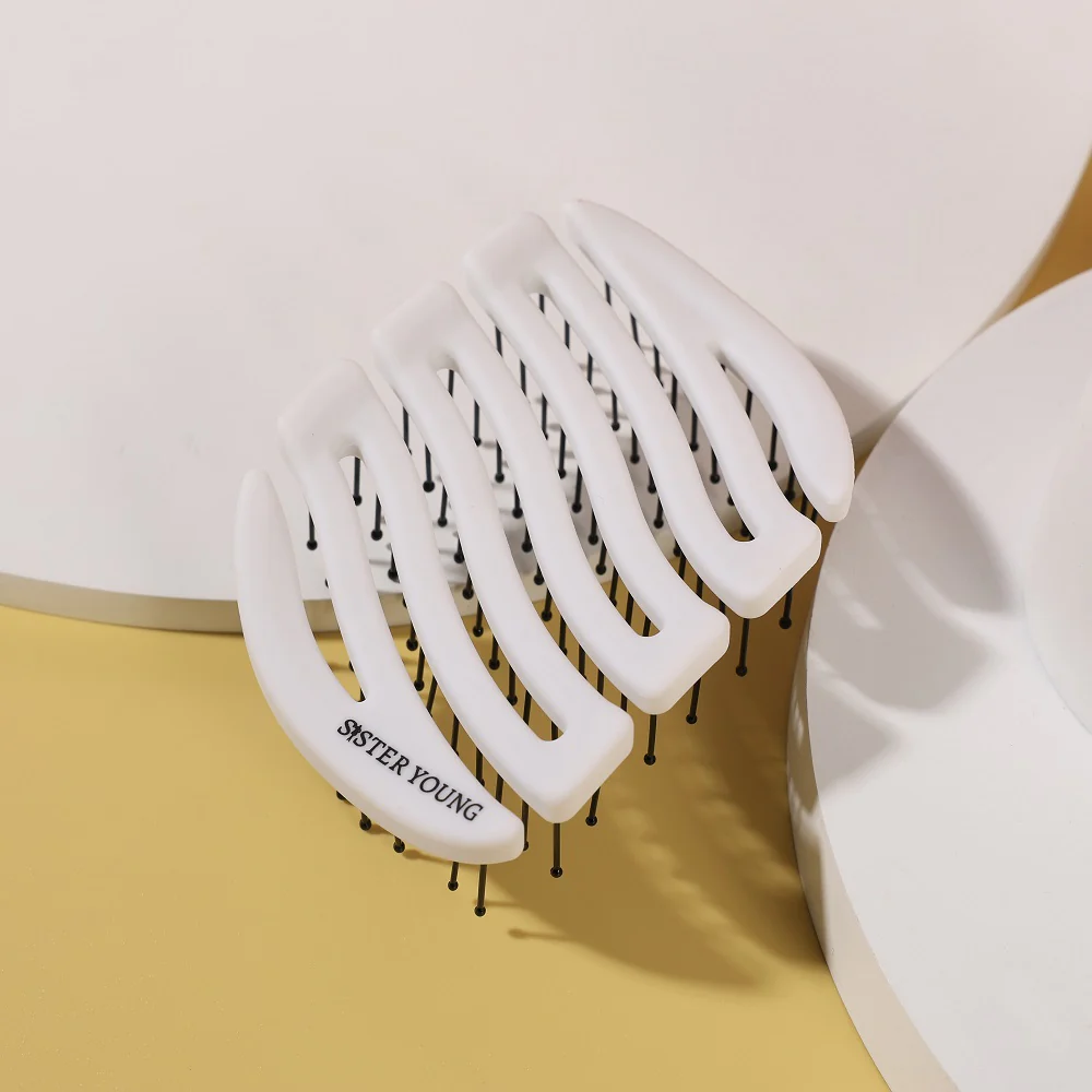 Mila Pocket Hair Brush mała szczotka do włosów White - Image 5