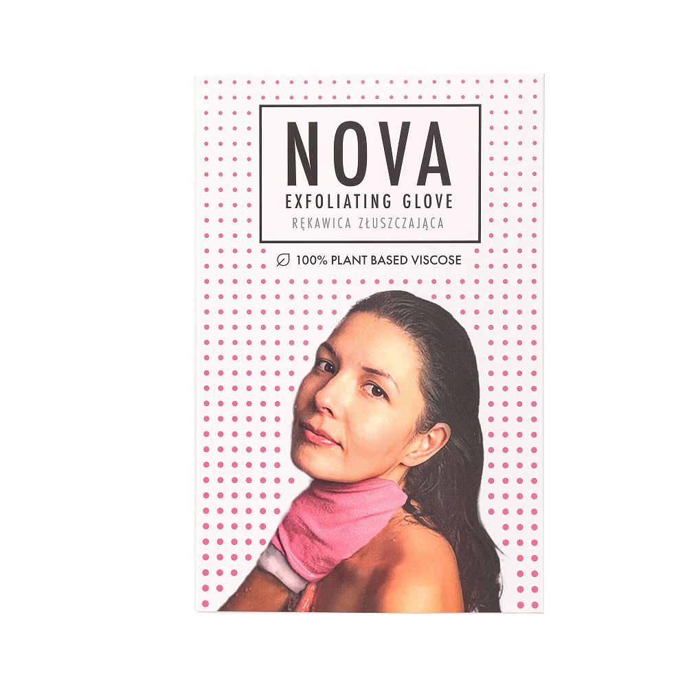 Nova Exfoliating Glove złuszczająca rękawica do peelingu ciała Pink - Image 3