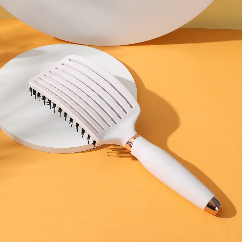 Ovia Hair Brush szczotka do włosów z włosiem dzika Nude - Image 3