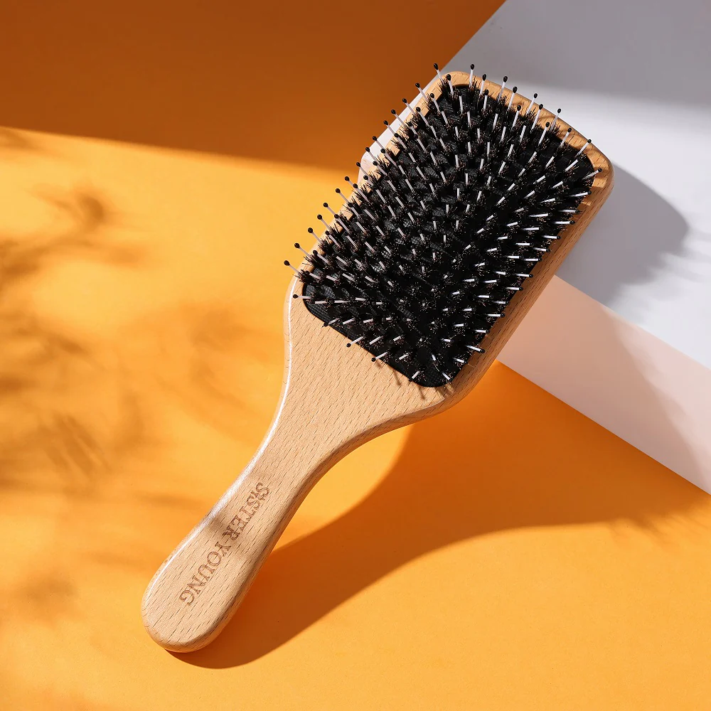 Vera Hair Brush drewniana szczotka do włosów - Image 4