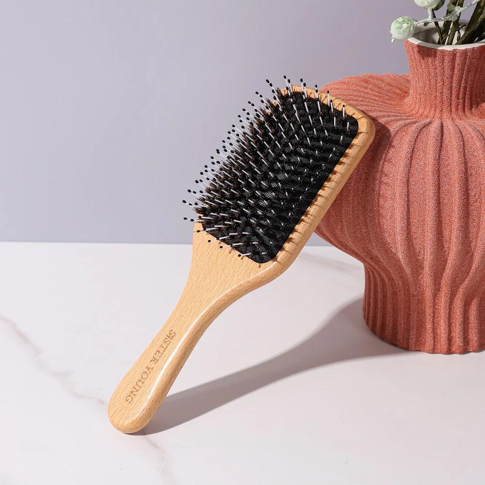 Vera Hair Brush drewniana szczotka do włosów - Image 5