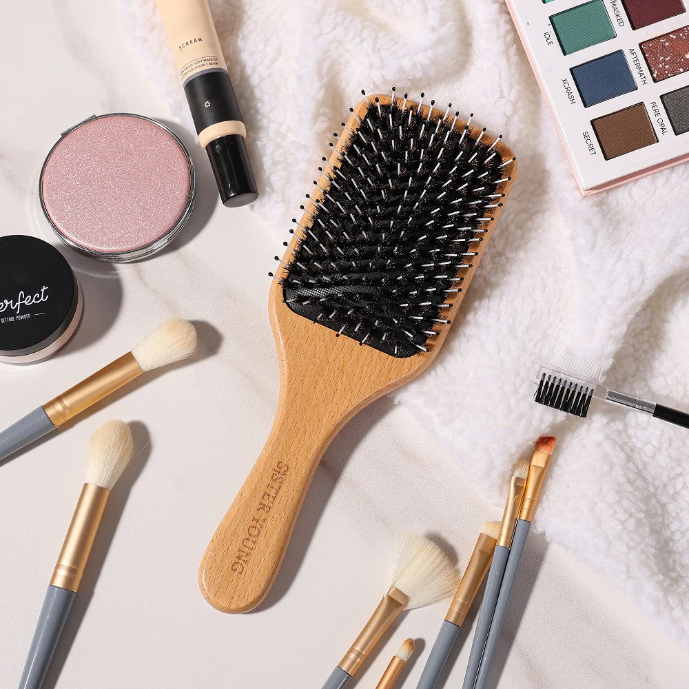 Vera Hair Brush drewniana szczotka do włosów - Image 6