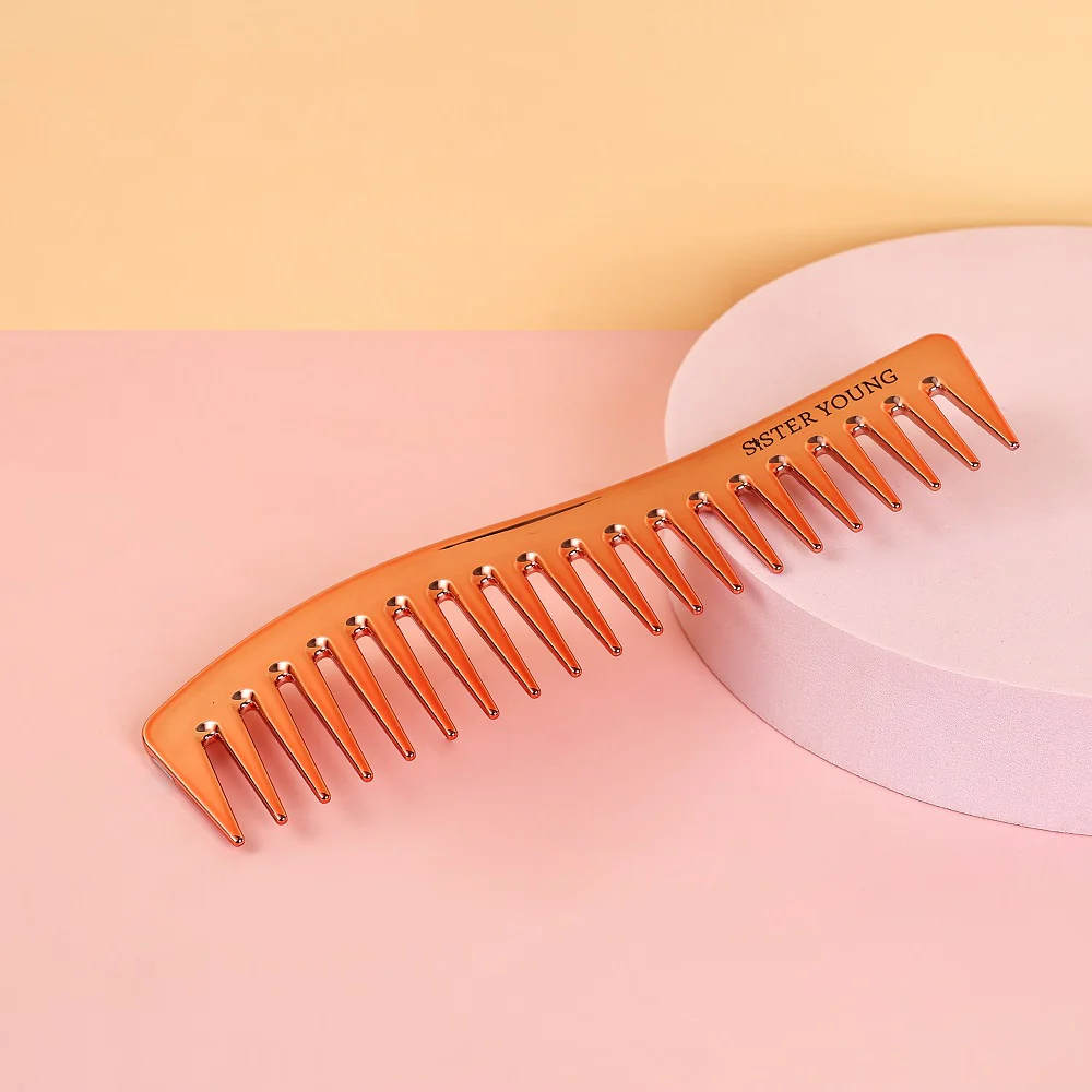 Zuri Styling Hair Comb grzebień do włosów Rose Gold - Image 2