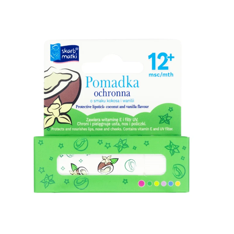 Pomadka ochronna o smaku kokosa i wanilii 6.5g