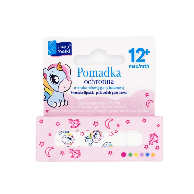 Pomadka ochronna o smaku różowej gumy balonowej 6.5g