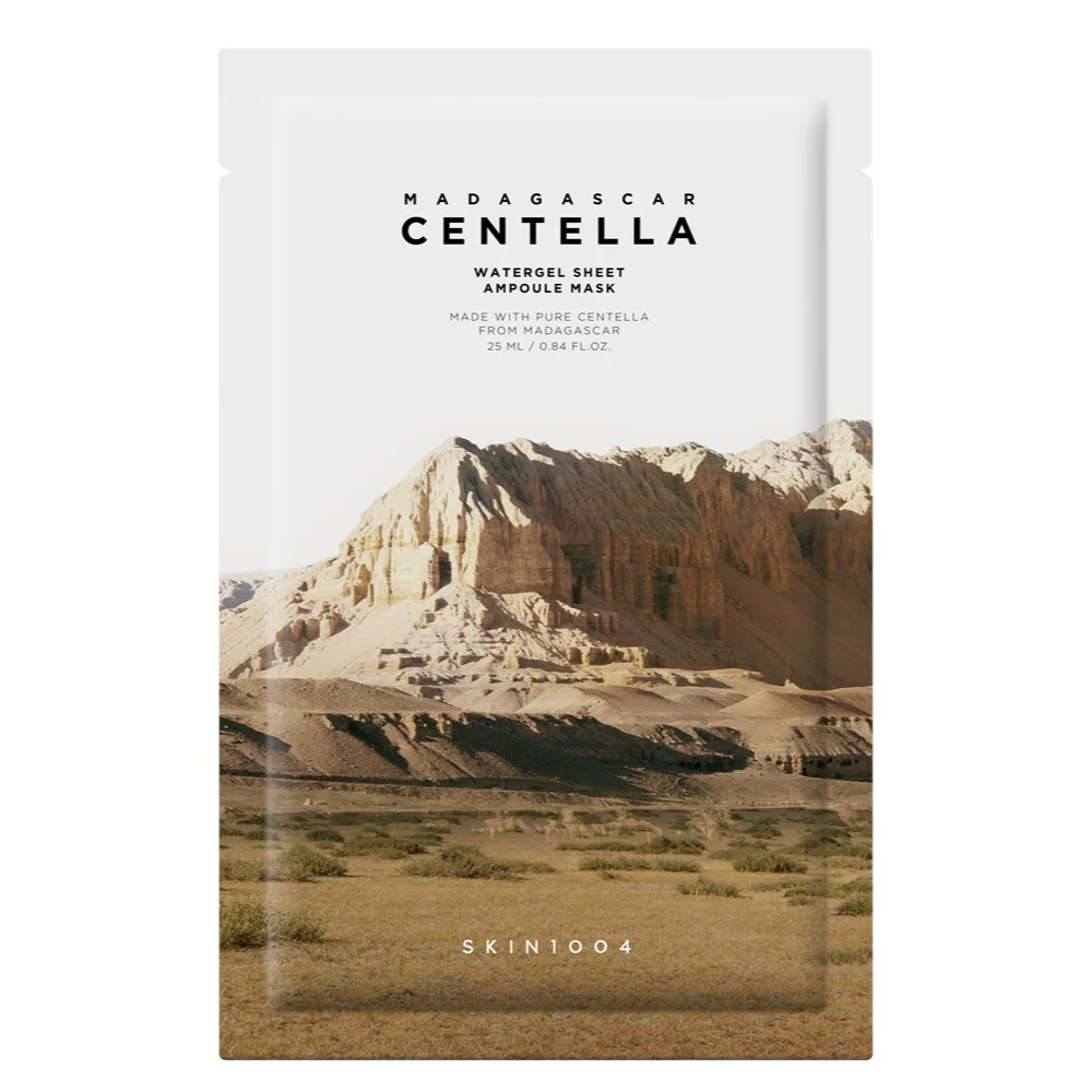Madagascar Centella Watergel Sheet Ampoule Mask hydrożelowa maska w płachcie z wąkrotą azjatycką 25ml