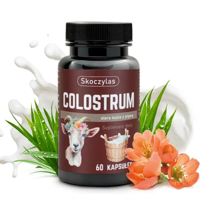Colostrum siara kozia z pigwą suplement diety 60 kapsułek - Image 2