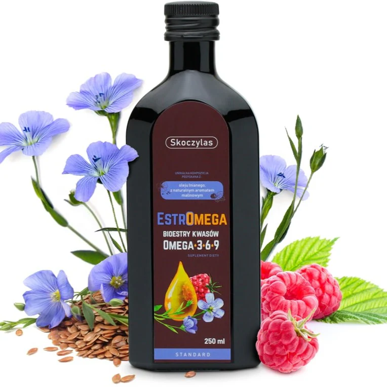 EstrOmega bioestry kwasów omega 3-6-9 suplement diety w płynie 250ml - Image 2