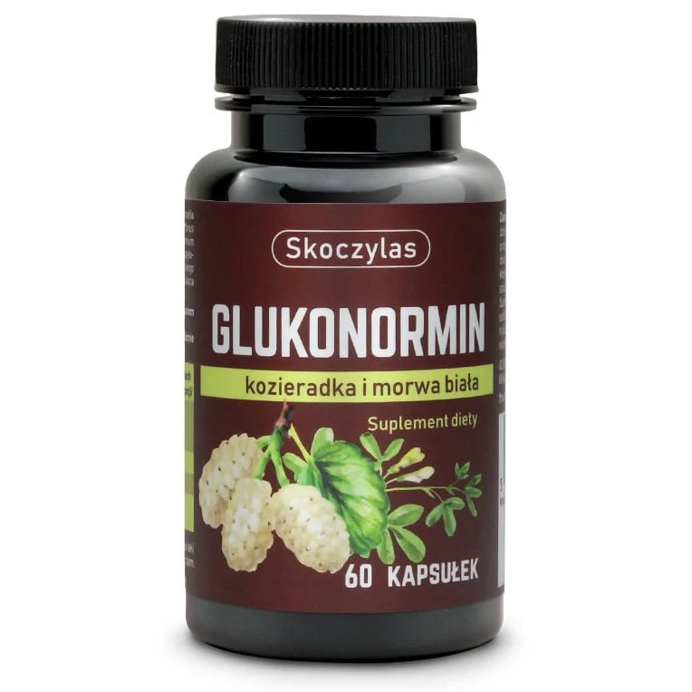 Glukonormin kozieradka i morwa biała suplement diety 60 kapsułek