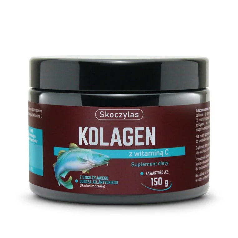 Kolagen z dorsza atlantyckiego dziko żyjącego suplement diety 150g