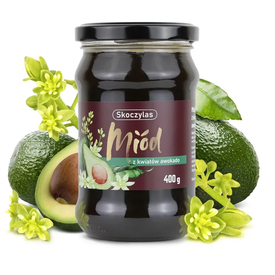 Miód z kwiatów awokado 400g - Image 2