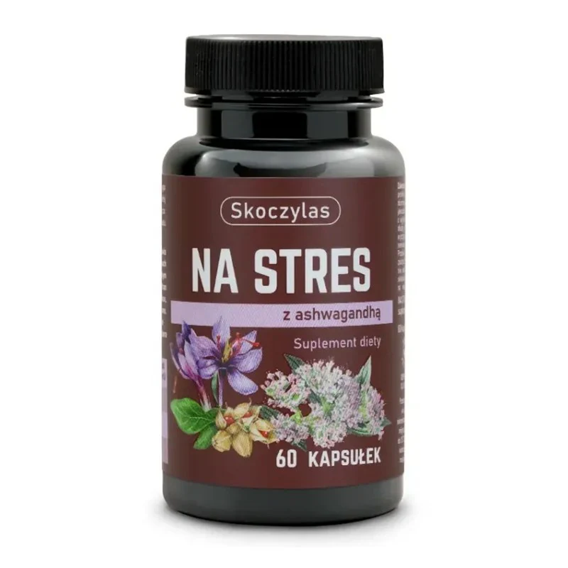 Na Stres ashwagandha + szafran + kozłek lekarski suplement diety 60 kapsułek