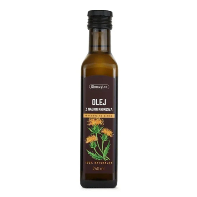 Olej z nasion krokosza barwierskiego tłoczony na zimno 250ml