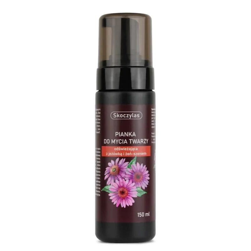 Pianka do mycia twarzy odświeżająca z jeżówką i żeń-szeniem 150ml