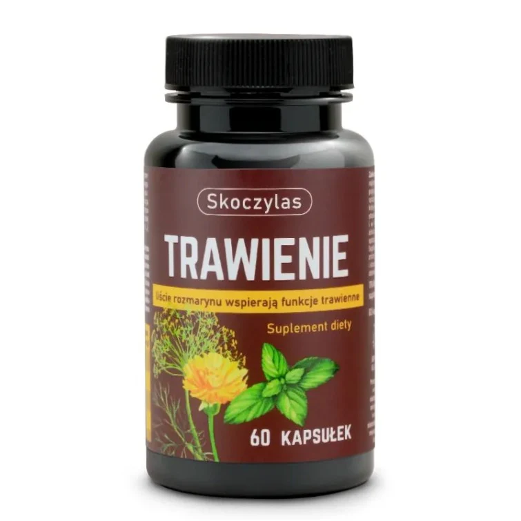 Trawienie mniszek + koper + mięta suplement diety 60 kapsułek