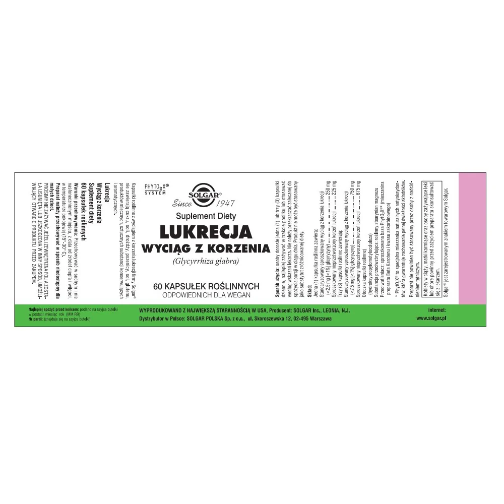 Lukrecja suplement diety 60 kapsułek - Image 2