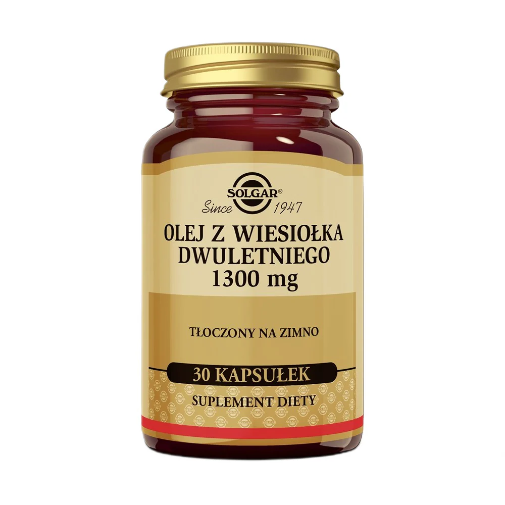 Olej z wiesiołka dwuletniego 1300mg suplement diety 30 kapsułek