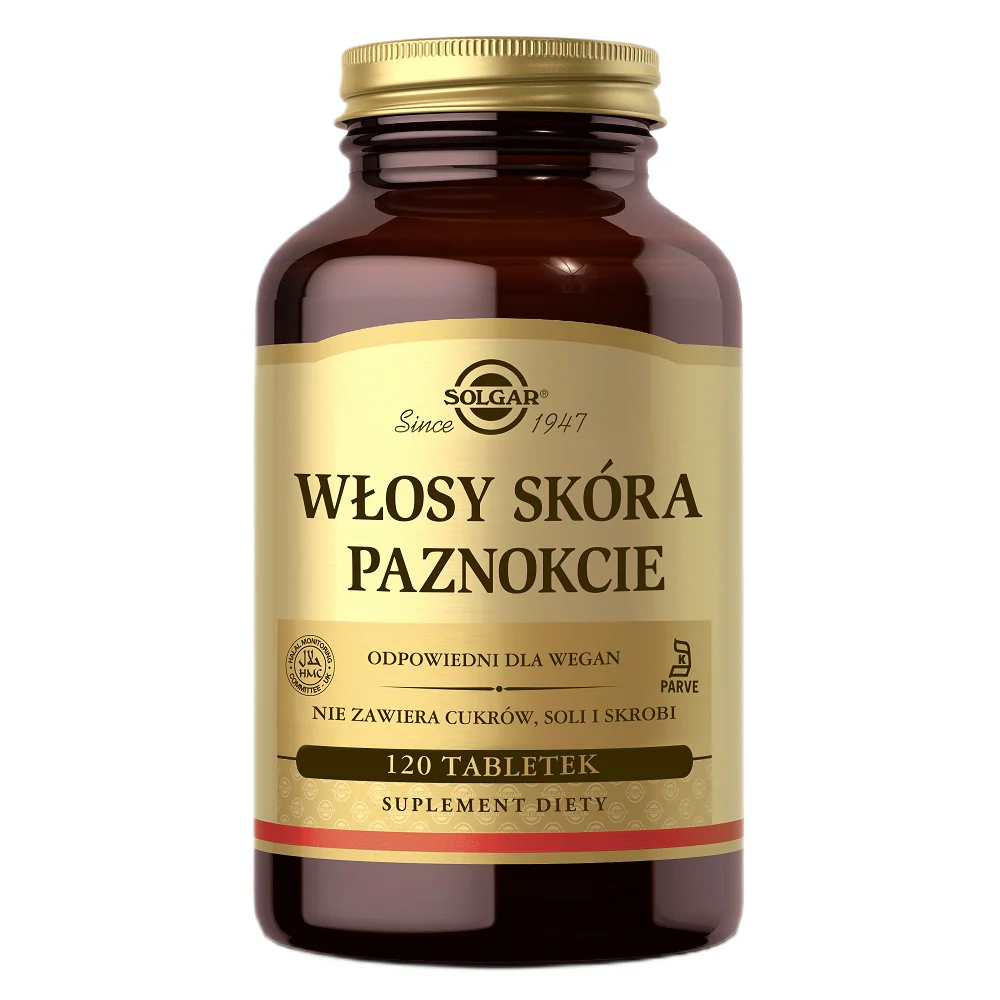 Włosy Skóra Paznokcie suplement diety 120 tabletek