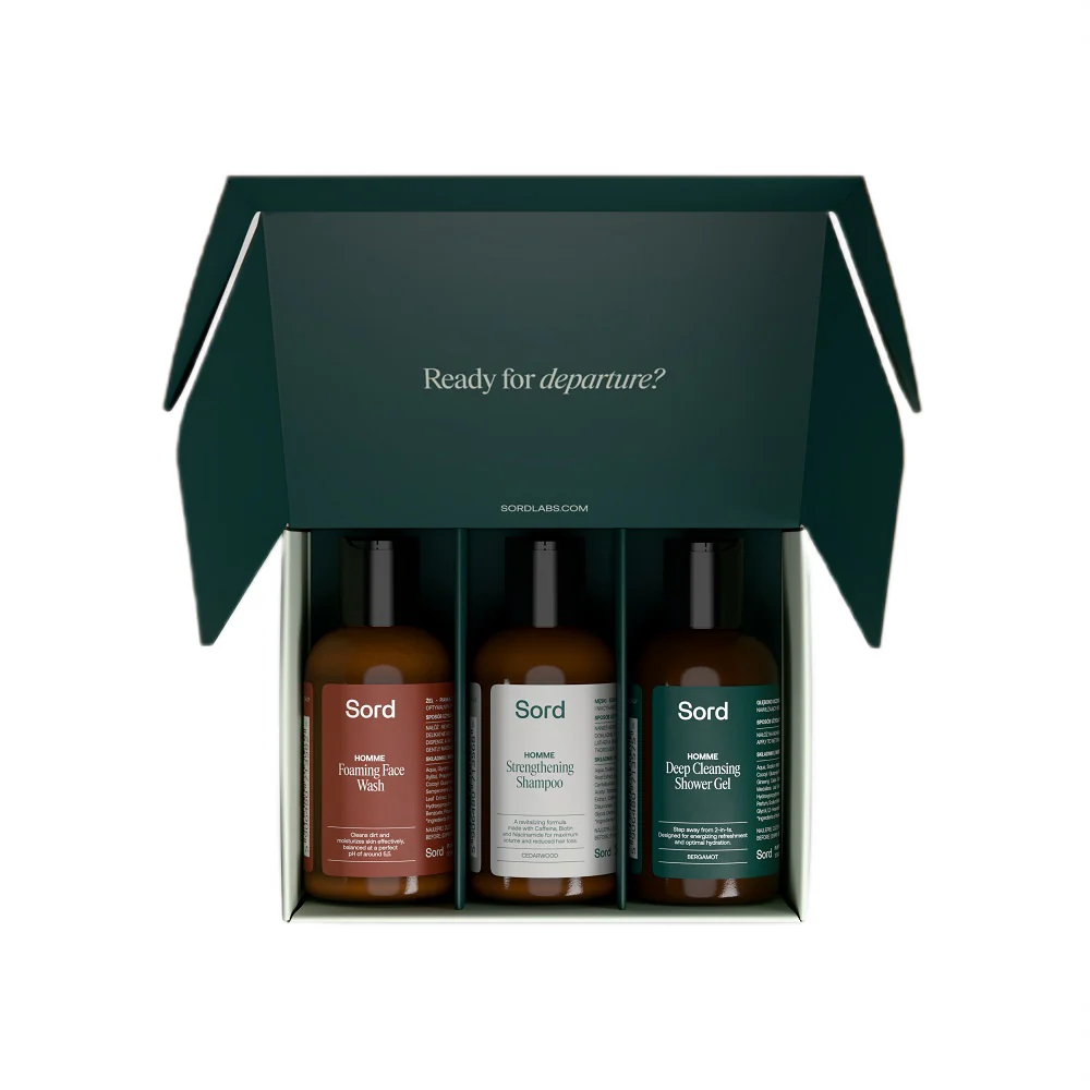 Travel Set zestaw żel pod prysznic 50ml + szampon do włosów 50ml + pianka do mycia twarzy 50ml + nawilżający krem do twarzy 12ml - Image 5