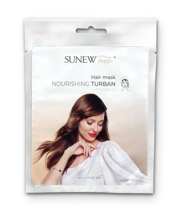 Nourishing Hair Mask odżywcza maska do włosów w formie turbanu z olejkiem arganowym