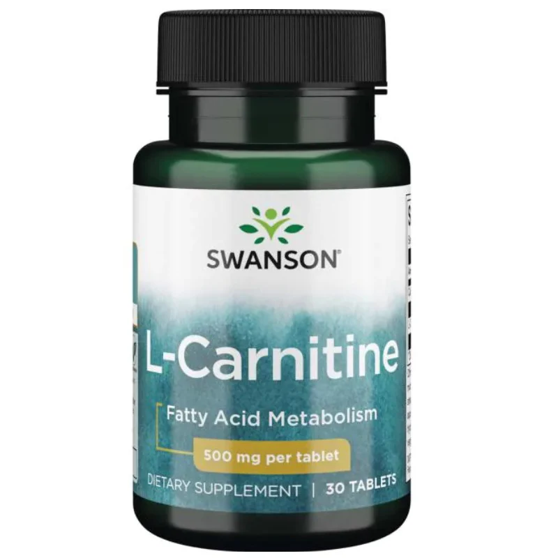 L-Carnitine - L-Karnityna 500mg suplement diety wspomagający spalanie tłuszczu i pracę mięśni 30 tabletek