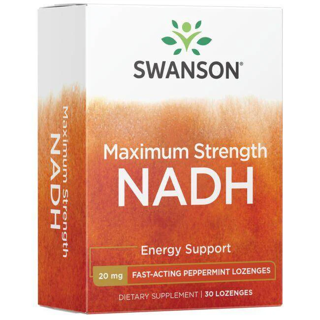 Maximum Strength NADH Fast-Acting 20 mg suplement diety 30 tabletek