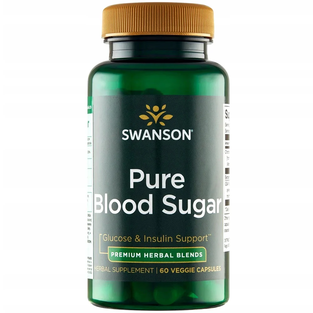 Pure Blood Sugar suplement diety wspierający zdrowy poziom glukozy we krwi 60 kapsułek