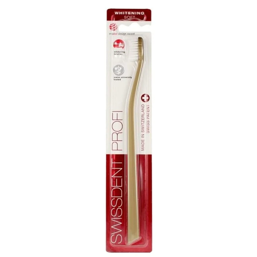 Profi Whitening Soft szczoteczka do zębów Złota 1szt
