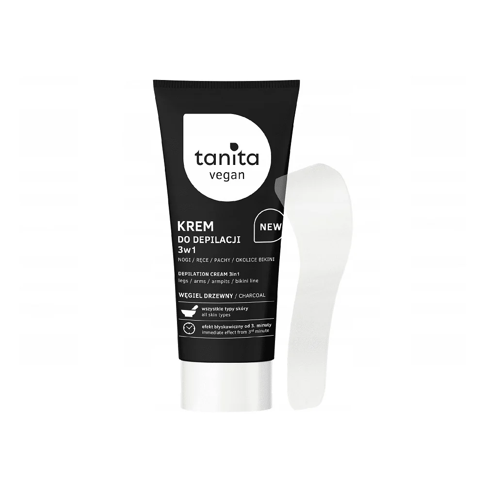 Vegan krem do depilacji ciała 3w1 Węgiel Drzewny 150ml