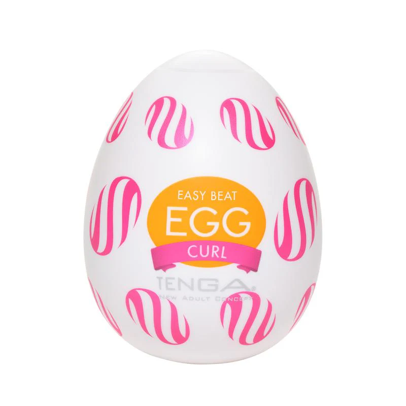 Easy Beat Egg Curl jednorazowy masturbator w kształcie jajka