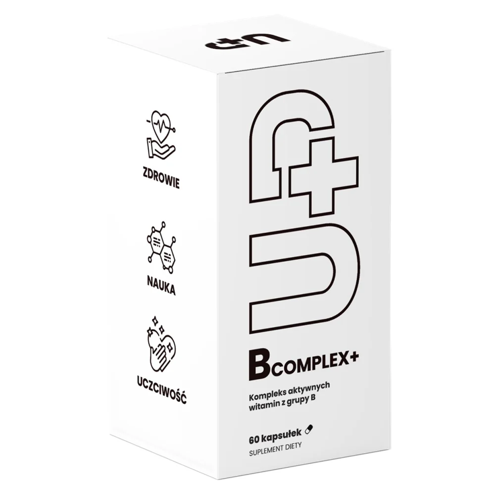 B Complex+ UP kompleks witamin z grupy B suplement diety 60 kapsułek