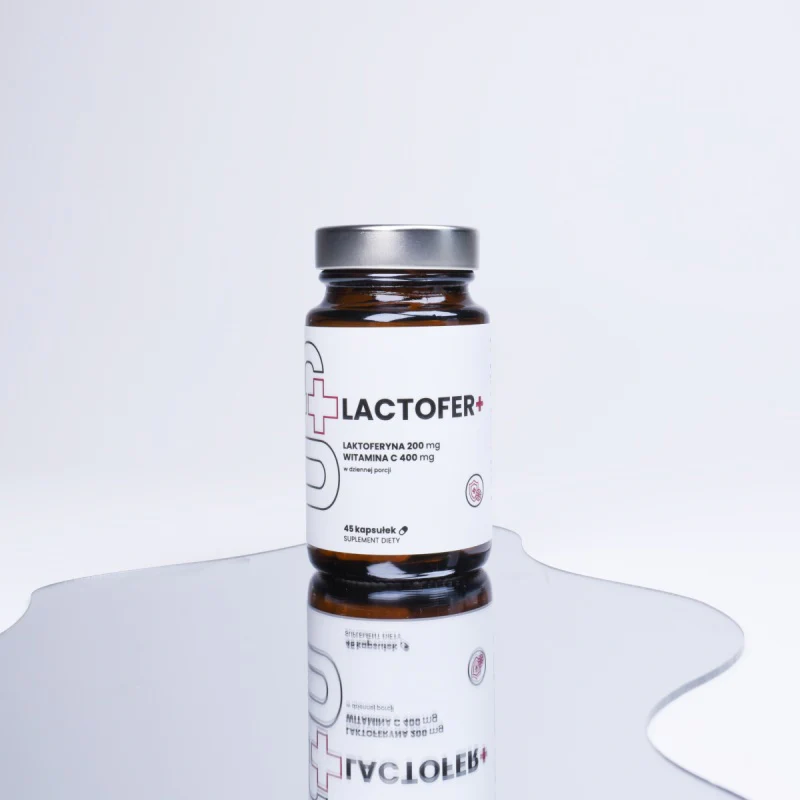 Lactofer+ UP laktoferyna suplement diety 45 kapsułek - Image 2