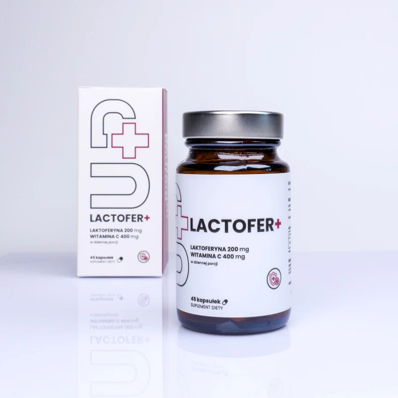 Lactofer+ UP laktoferyna suplement diety 45 kapsułek - Image 3