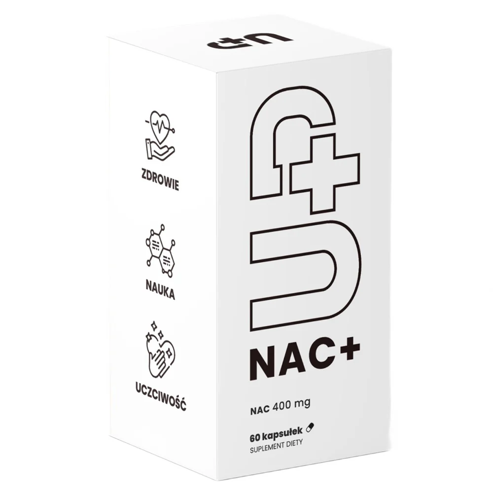 Nac+ UP oczyszczanie NAC suplement diety 60 kapsułek