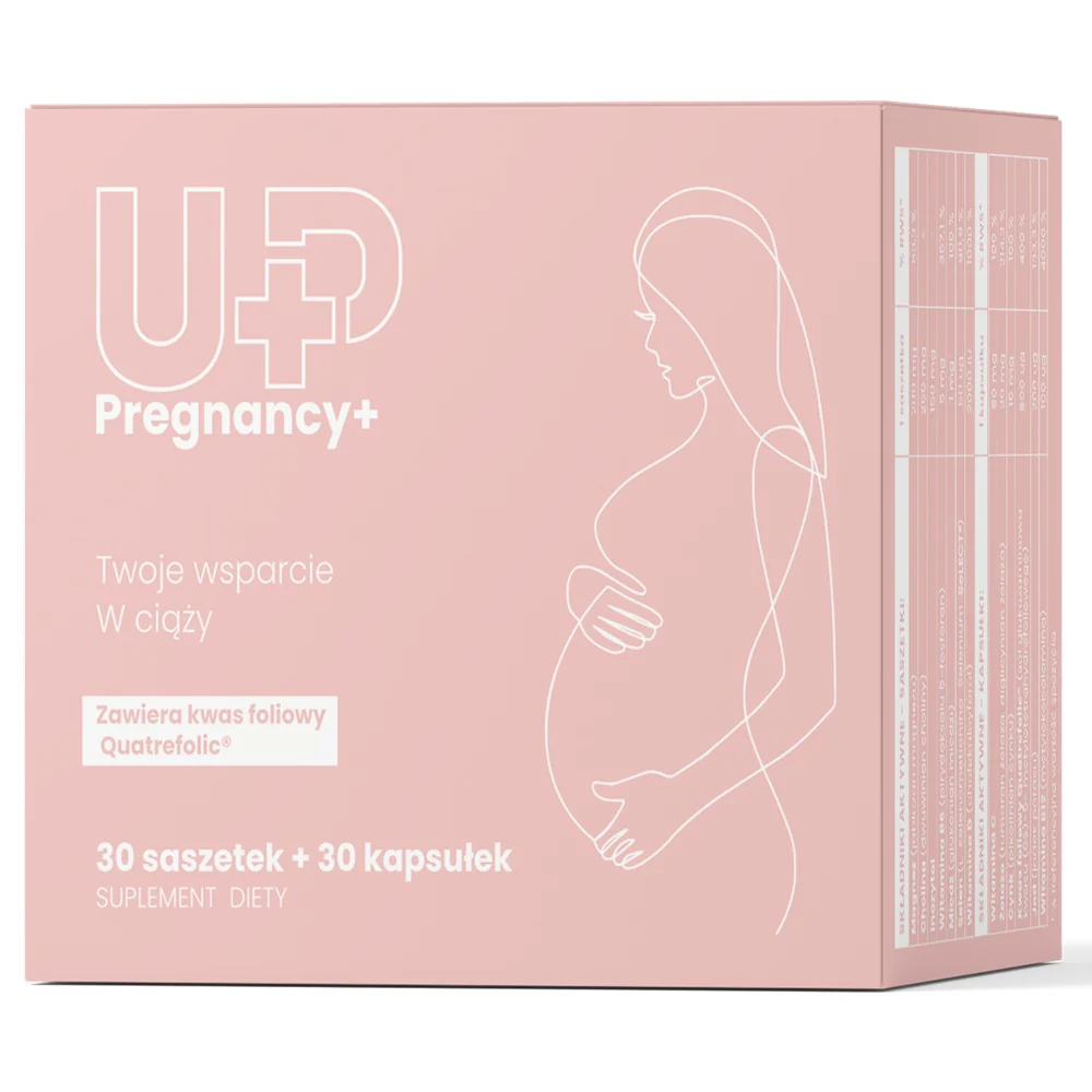 Pregnancy+ UP zdrowa ciąża suplement diety 30 saszetek + 30 kapsułek