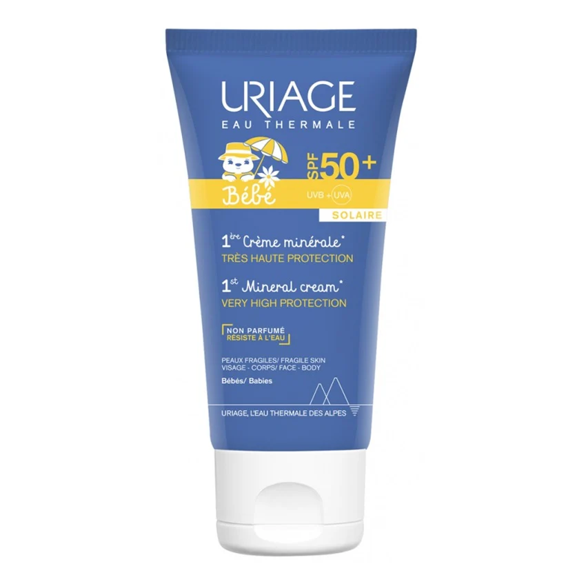 Bebe 1st Mineral Cream mineralny krem przeciwsłoneczny dla dzieci SPF50+ 50ml