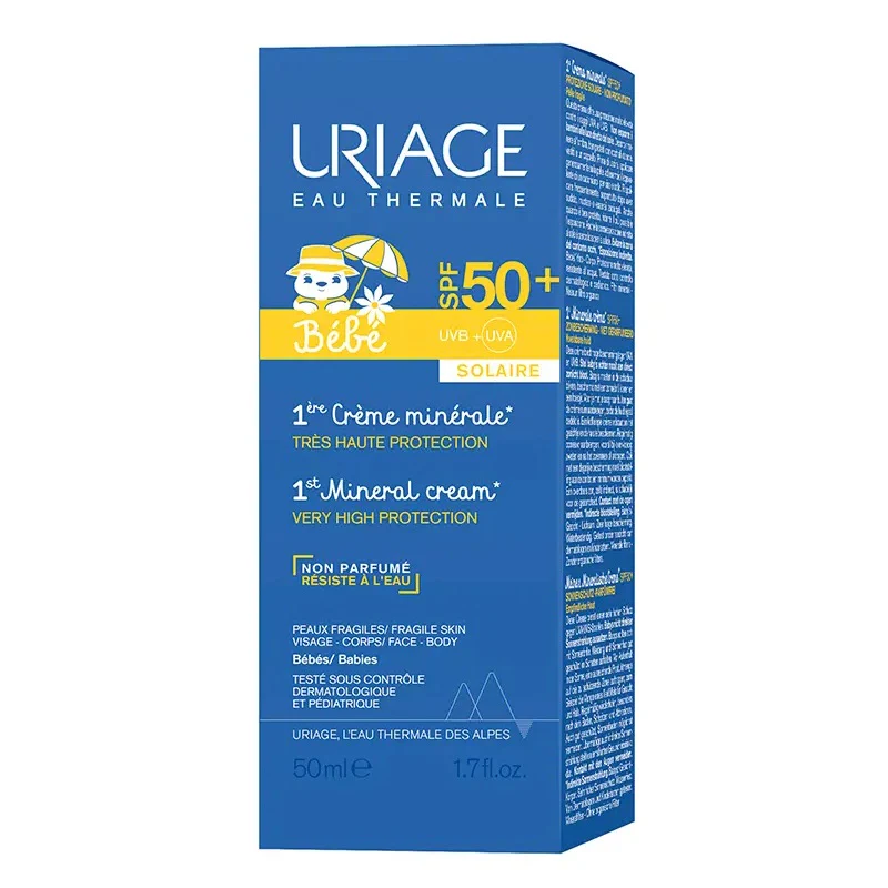 Bebe 1st Mineral Cream mineralny krem przeciwsłoneczny dla dzieci SPF50+ 50ml - Image 2