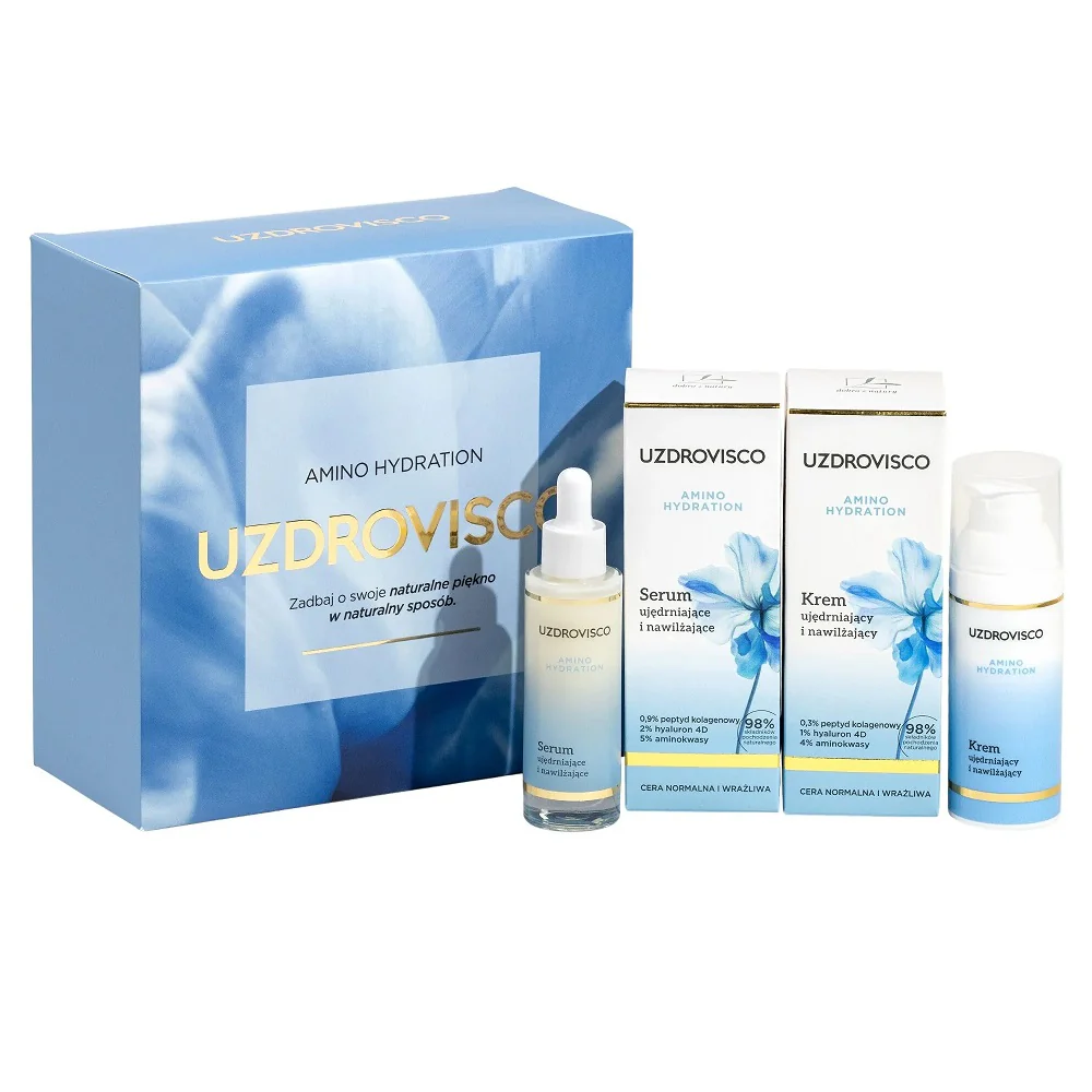 Amino Hydration zestaw krem ujędrniający 50ml + serum ujędrniające 30ml