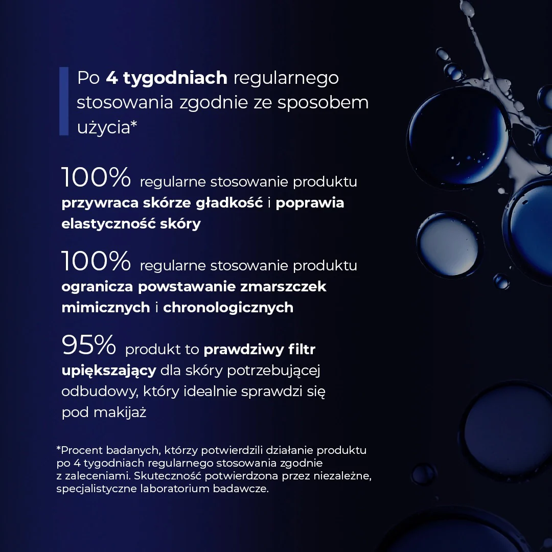 Blue Ageless Essence wypełniająco-ujędrniające serum anti-aging z czystym peptydem miedziowym 0.5% i kompleksami peptydów 11% 30ml - Image 4