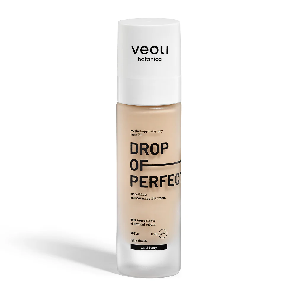 Drop Of Perfection SPF20 wygładzająco-kryjący krem BB o lekkiej formule 30ml - Image 13