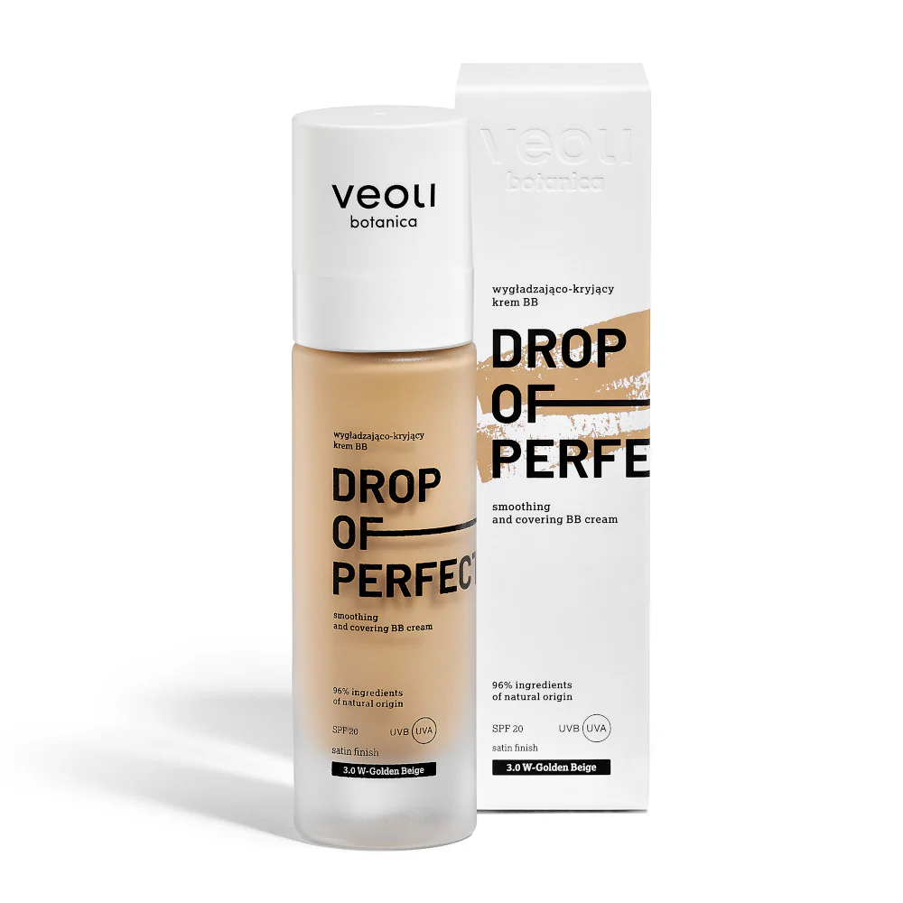 Drop Of Perfection SPF20 wygładzająco-kryjący krem BB o lekkiej formule 30ml - Image 6