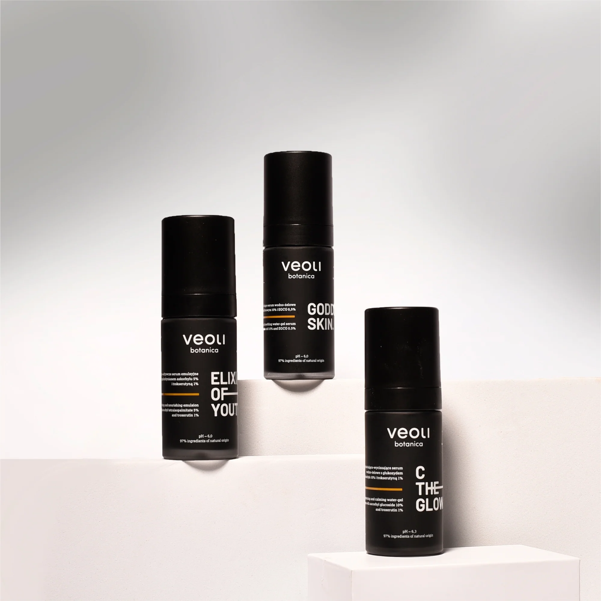 Elixir Of Youth rozjaśniająco-odżywcze serum emulsyjne z tetraizopalmitynianem askorbylu 5% i trokserutyną 1% 30ml - Image 2