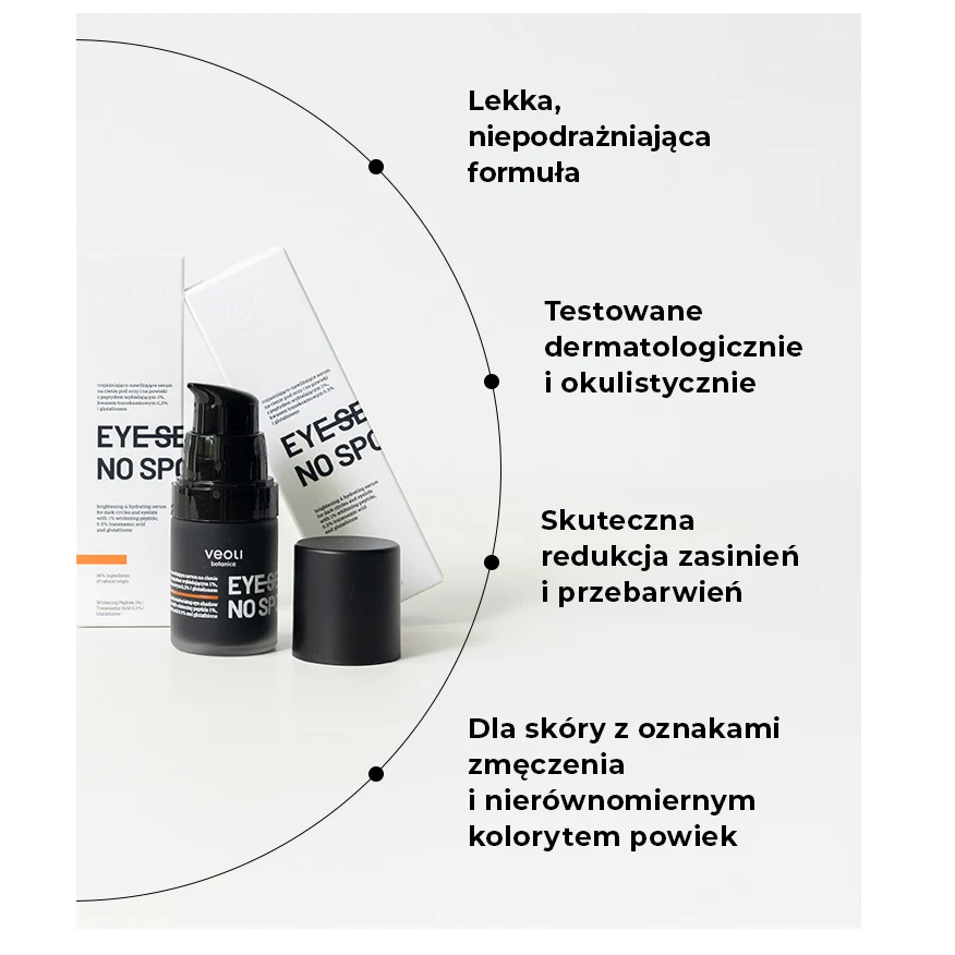 Eye See No Spots rozjaśniająco-nawilżające serum na cienie pod oczy i na powieki 15ml - Image 3