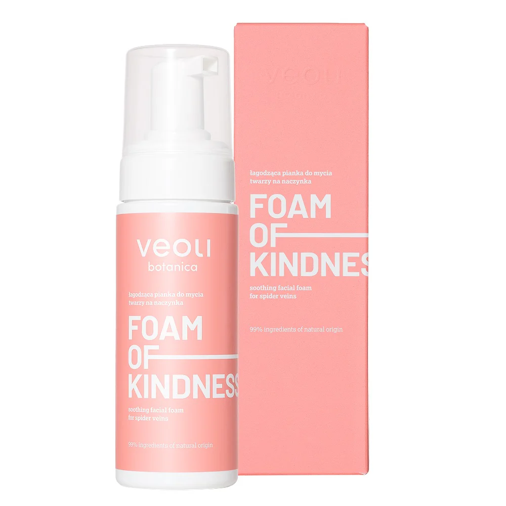 Foam Of Kindness łagodząca pianka do twarzy na naczynka 150ml - Image 3