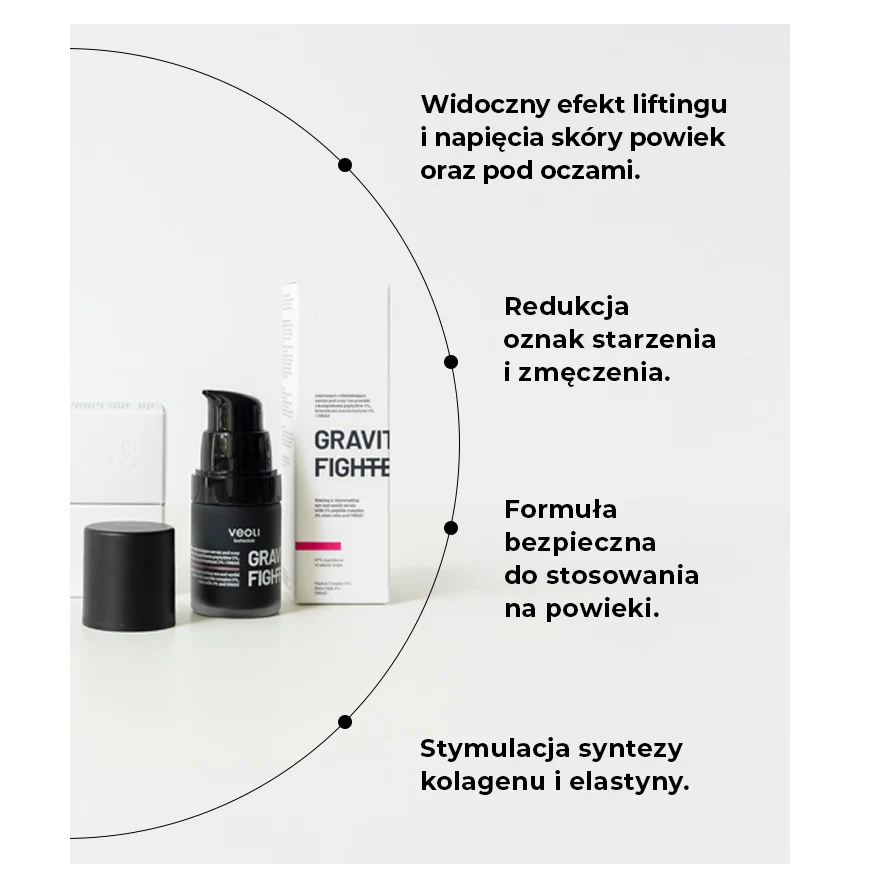 Gravity Fighter napinająco-odmładzające serum pod oczy i na powieki 15ml - Image 3