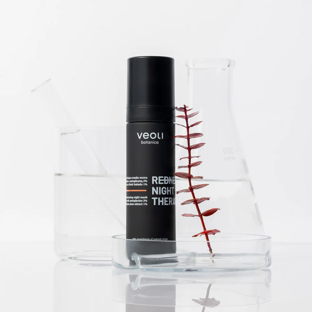 Redness Night Therapy kojąco-rozświetlająca maska nocna na naczynka 50ml - Image 2